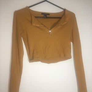 Crop top with zipper (working)